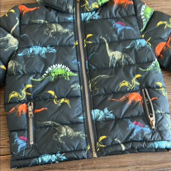 HM Kids Dinosaur Print Puffer Jacket - Picture 7 of 15
